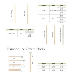 Bamboo Ice Cream Sticks – hotel supplies by Mazouri Hospitality