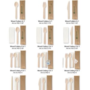 Wrapped Wood Cutlery Packs – hotel supplies by Mazouri Hospitality