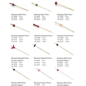 Bamboo Decorative Picks – hotel supplies by Mazouri Hospitality