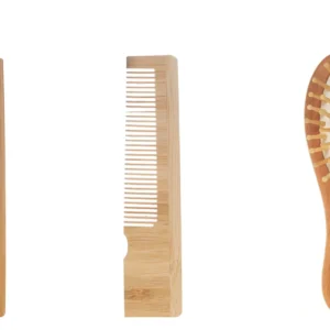 Bamboo Comb & Hairbrush Set – hotel supplies by Mazouri Hospitality