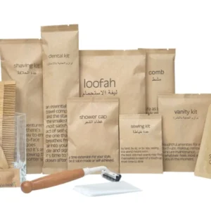 Kraft Bag Amenities Set – hotel supplies by Mazouri Hospitality