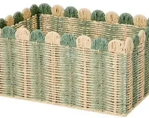 Woven paper cord storage basket from the HNH Craft collection