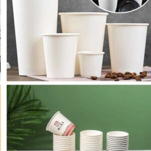 Disposable paper cup for hotels