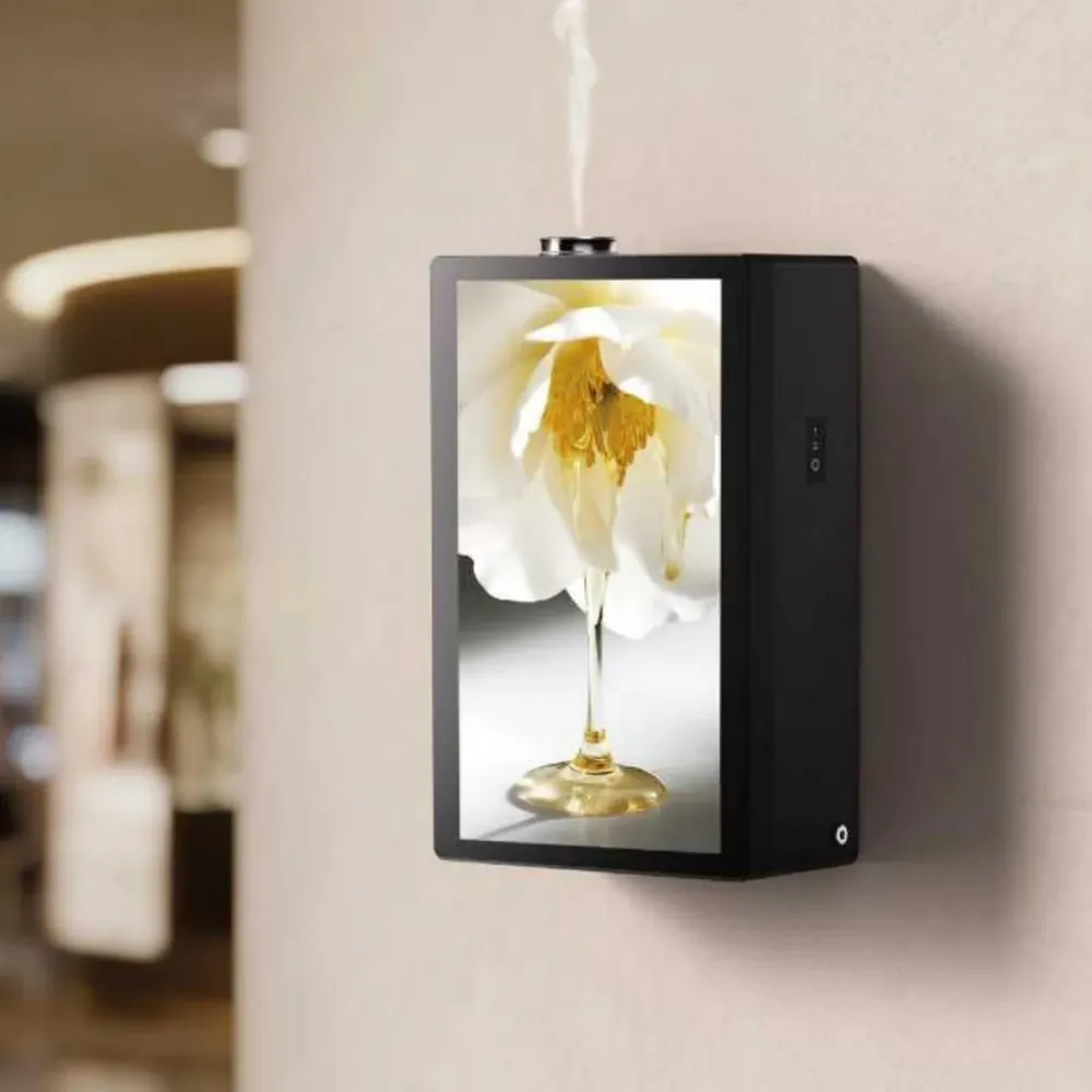 A-H335 HVAC Aroma Diffuser with Video Screen — SCENTA HVAC hotel scent diffuser for hotels